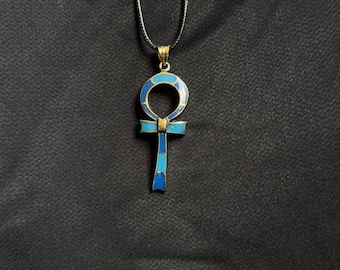 Necklace Handmade Ankh Necklace Key of Life Pendant Egyptian Gift Ancient Egyptian Pendant Gift Rare Pendant Made In Egypt