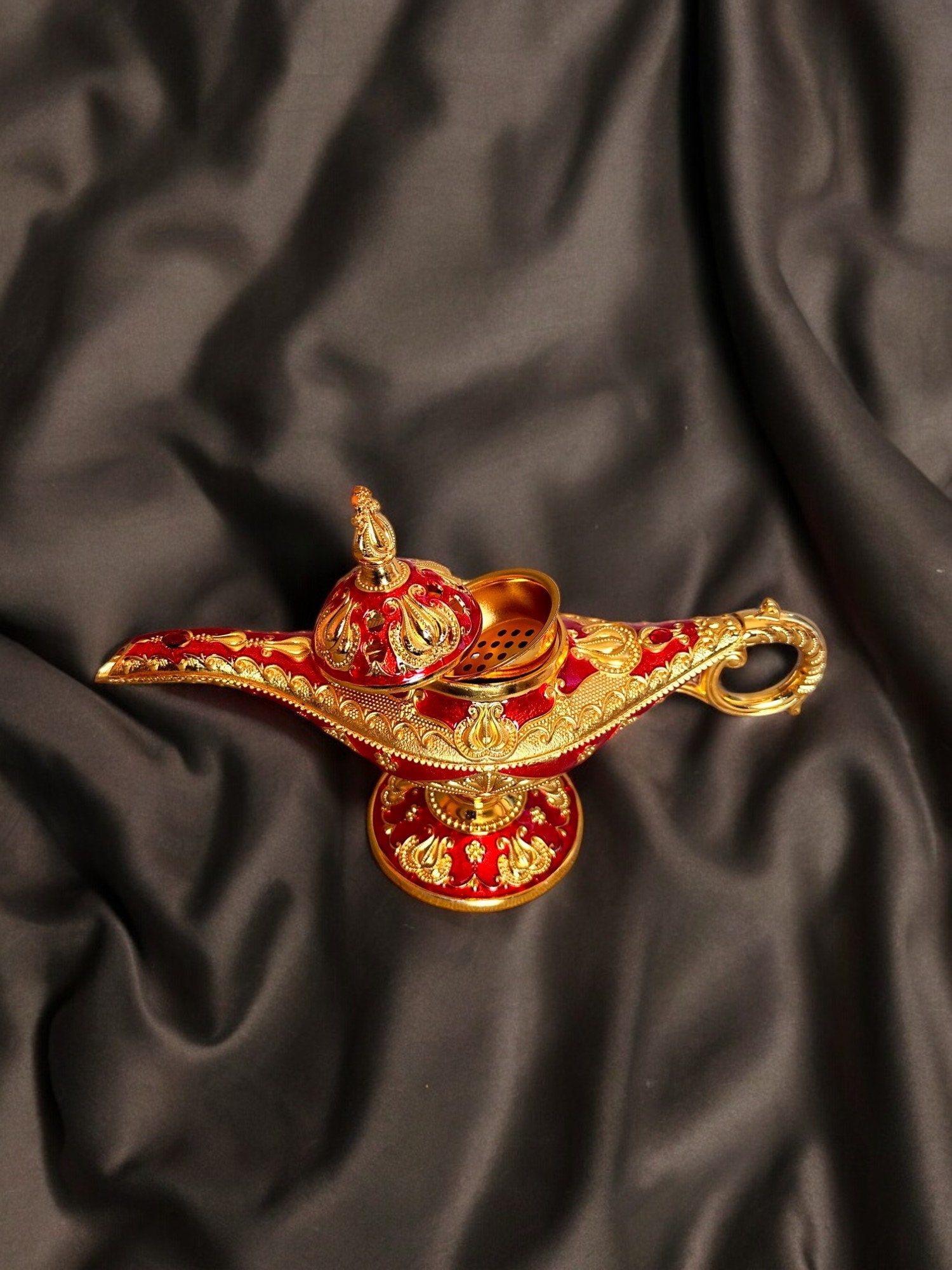 アラジン ランプ 魔法の精霊ランプ ビンテージ レトロ カラフル 願いを