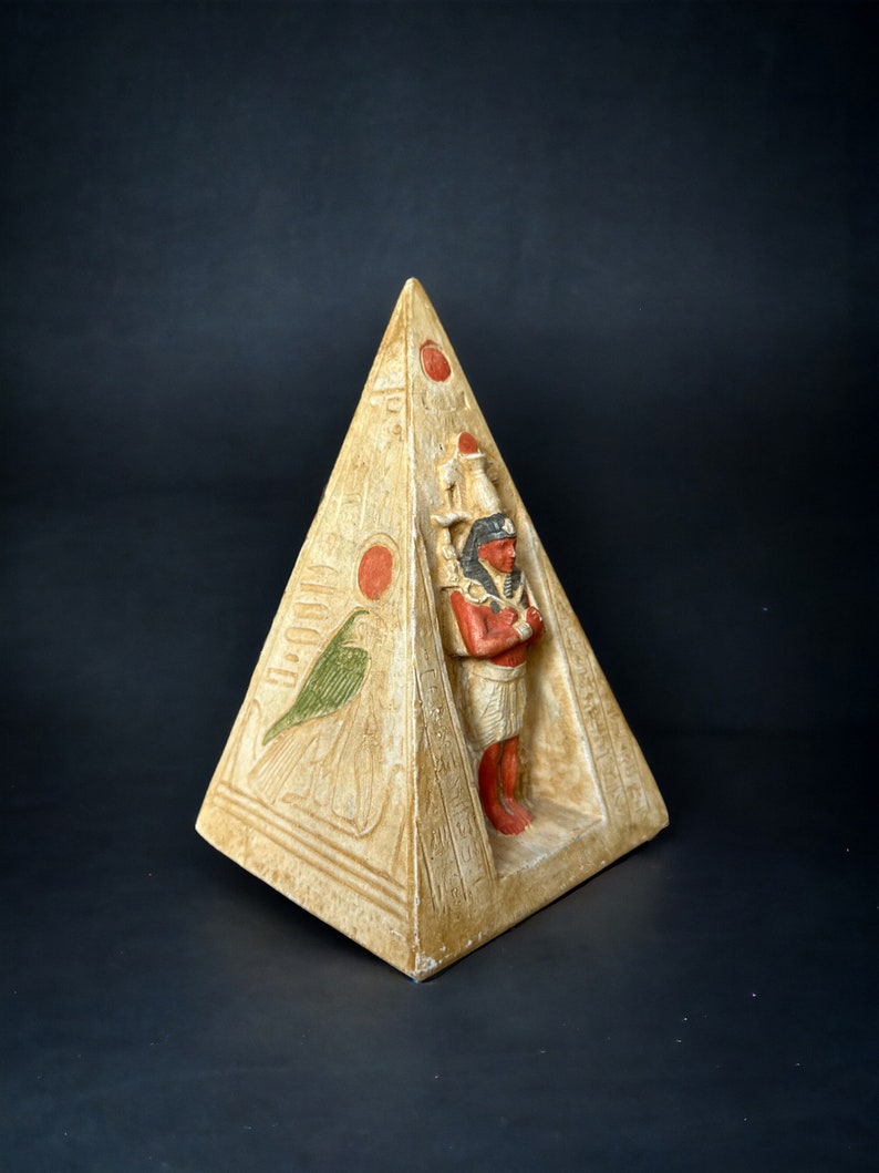 Autentica statua della piramide egiziana, simbolo unico dell'antico Egitto, realizzata in Egitto immagine 1