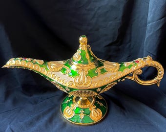 Aladdin (the Cave of Wonders) Lamp. Handmade Polymer Clay Action