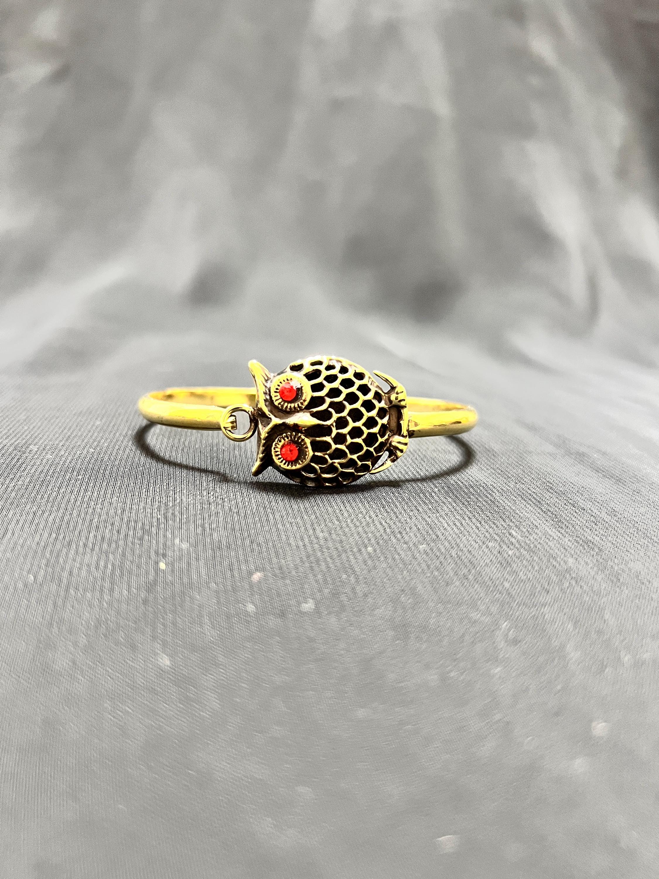 Golden Owl Guardian Bracelet Made In Egypt