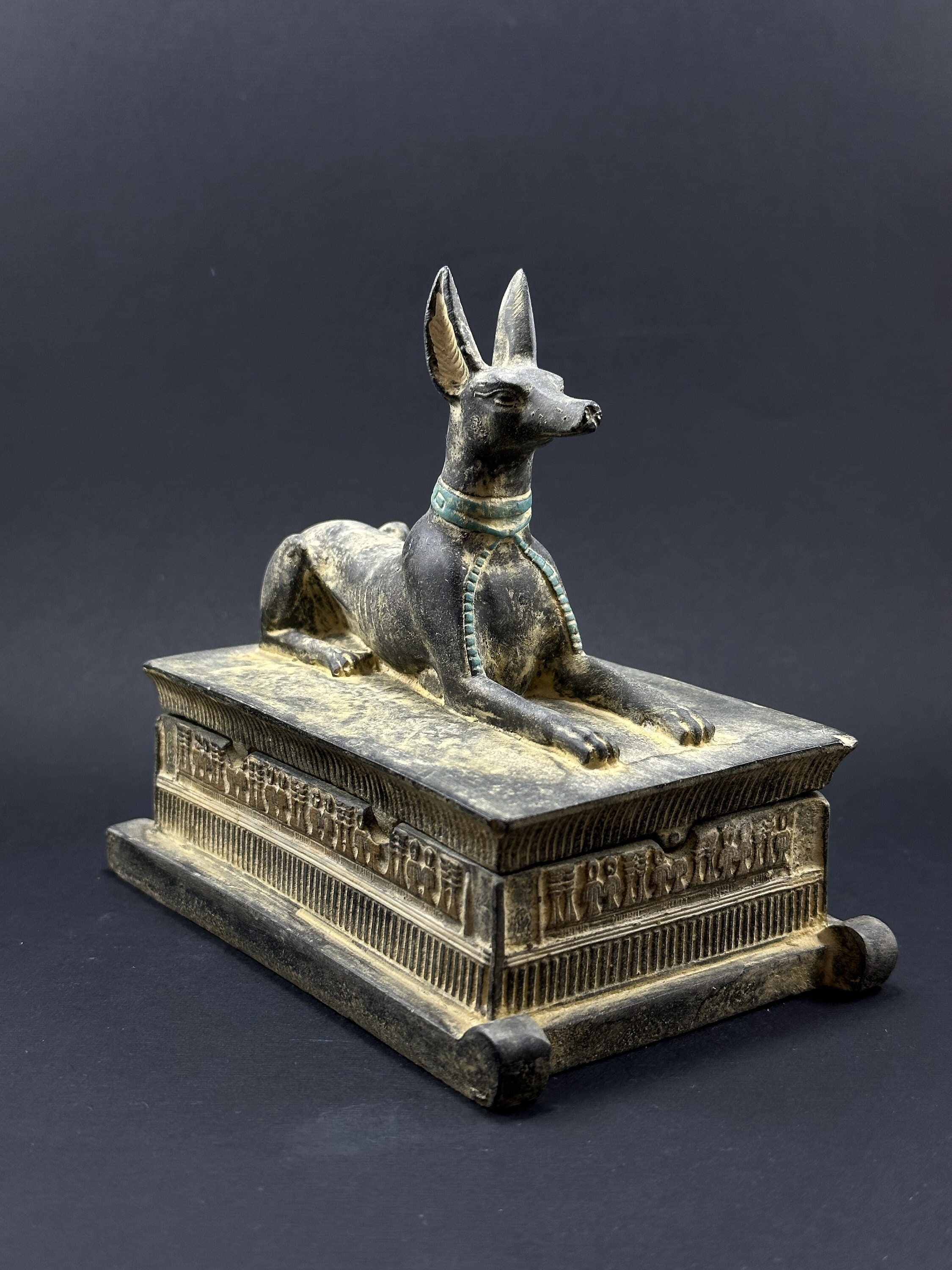 Cahier à spirale « Anubis - dieu chacal égyptien », par alutac-art