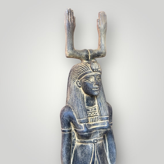 本物のハトホル像、エジプトの像、愛と喜びの女神、エジプト製 - Etsy 日本