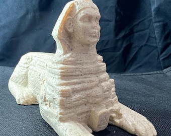 Egyptian Sphinx replica statue Sphinx statuette Sphinx of Giza Egyptian Sphinx Sculpture Unique Great Sphinx figurine Made in Egypt