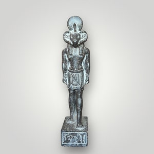 Khnum ram sculpture Egyptian God of Creation figurine Handmade Replica Egyptian God Khnum ram statue Egyptian altar Made in Egypt