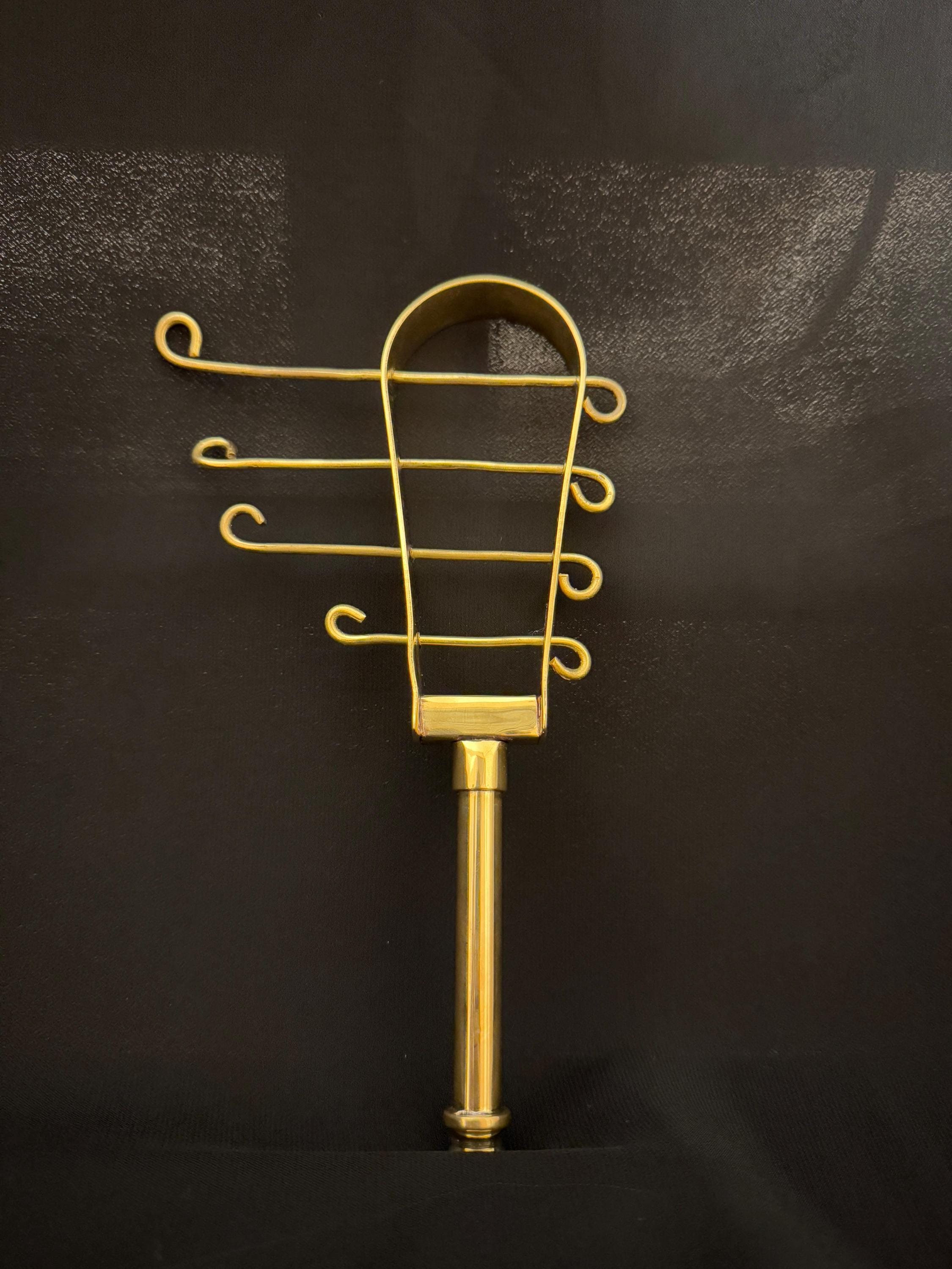 Brass Diskless Roman Style Sistrum Handmade Ancient Egyptian Percussion ...