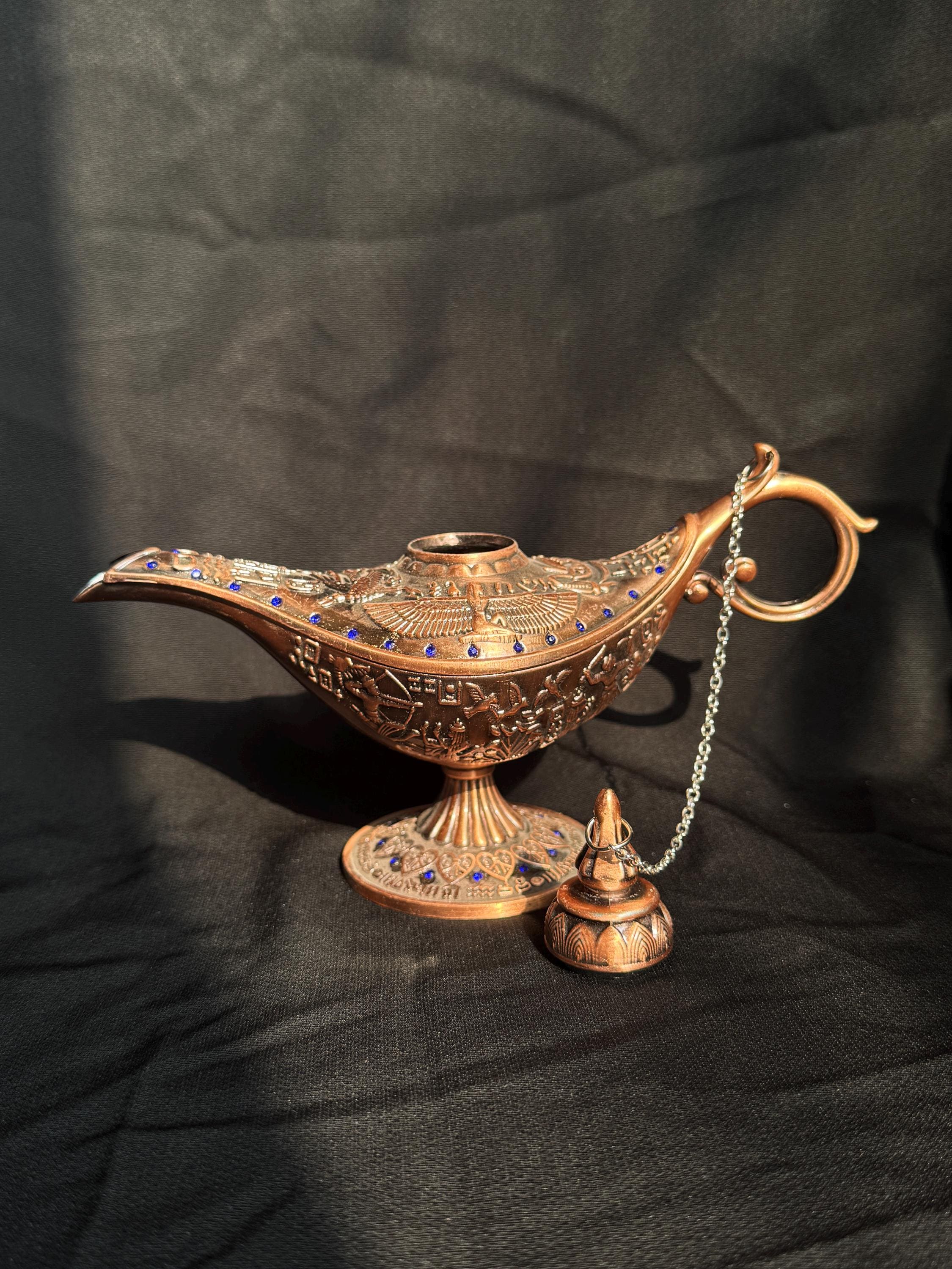 手作りのアラジン魔法のランプ、精霊ランプ、アンティーク オイル