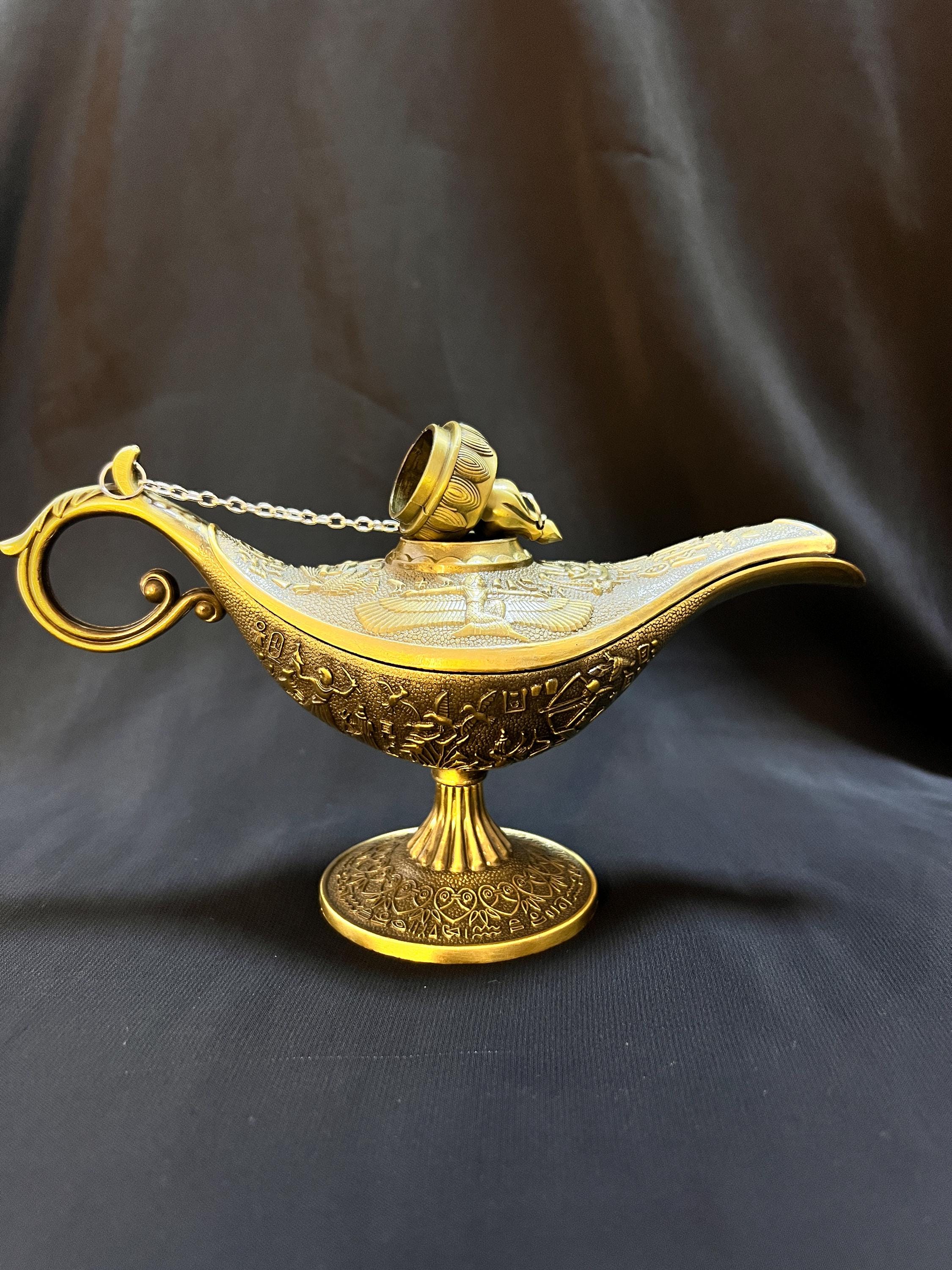 海外直輸入オイルランプ アラジン アンティーク装飾品 手作りのアラジン魔法のランプ、精霊ランプ、アンティーク オイル