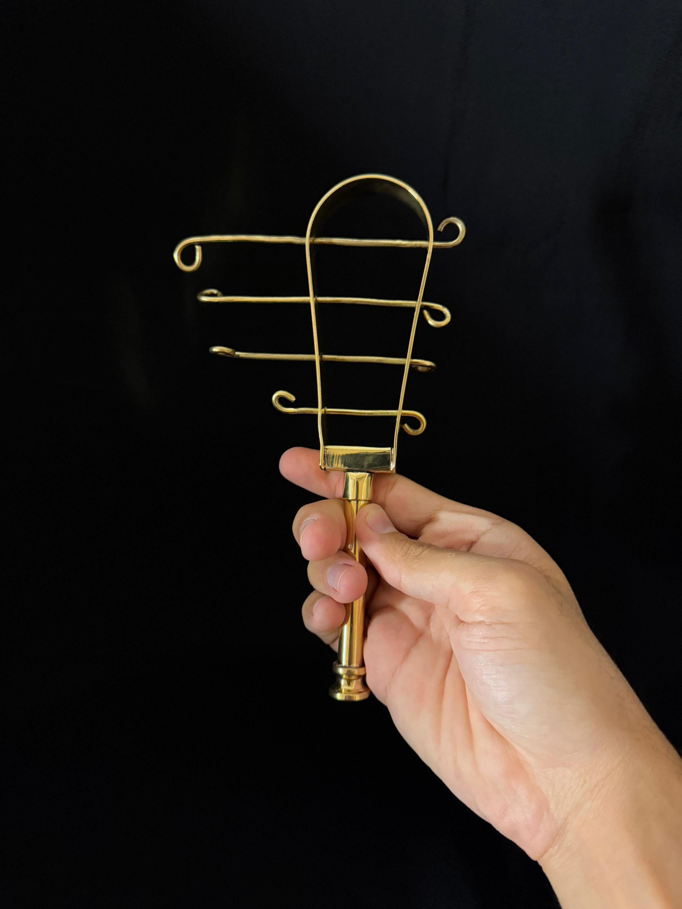 Brass Diskless Roman Style Sistrum Handmade Ancient Egyptian Percussion ...