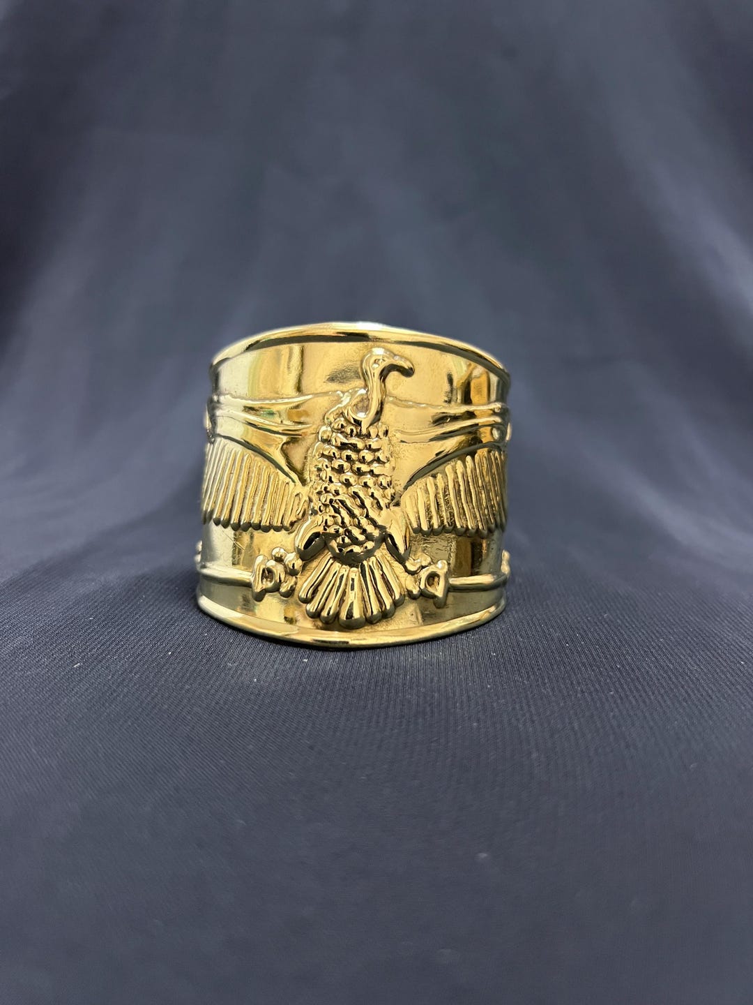 Egyptian Falcon Cuff With Winged Symbol of Royal Divine Power Made in ...