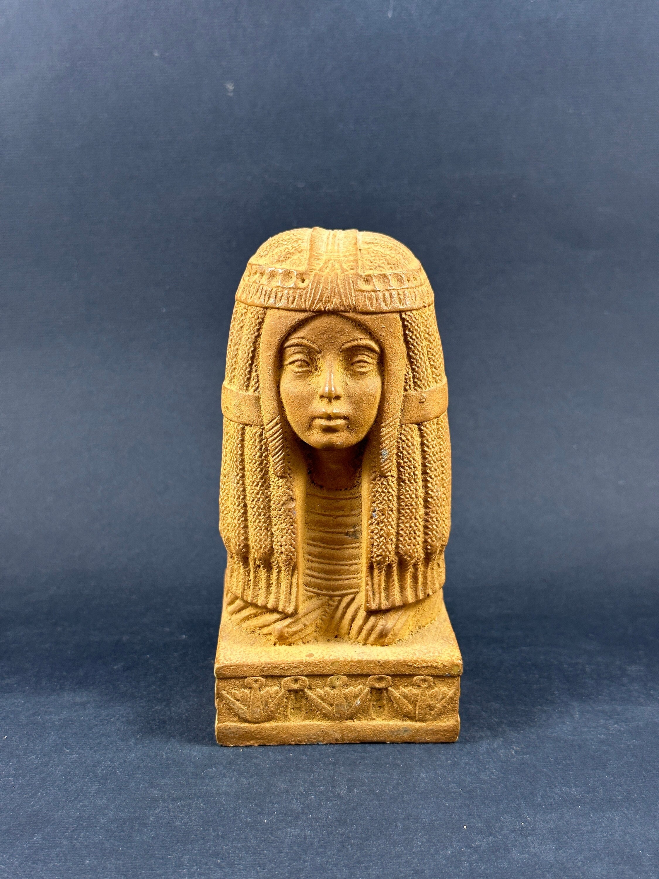 クレオパトラ女王の胸像 古代エジプト プトレマイオス朝彫刻 手作り