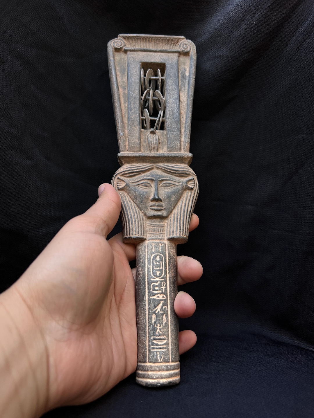 Ritual Rattle Ancient Egyptian Sistrum of Hathor Ritual Rattle Made in Egypt - Etsy UK