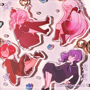 clearance! nightcord at 25:00 acrylic keychains