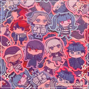 the hundred line last defense academy stickers