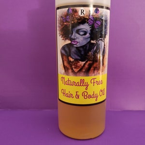 Naturally Free Hair and Body Oil