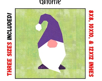 Gnome- Foundation Paper Pieced Digital Pattern