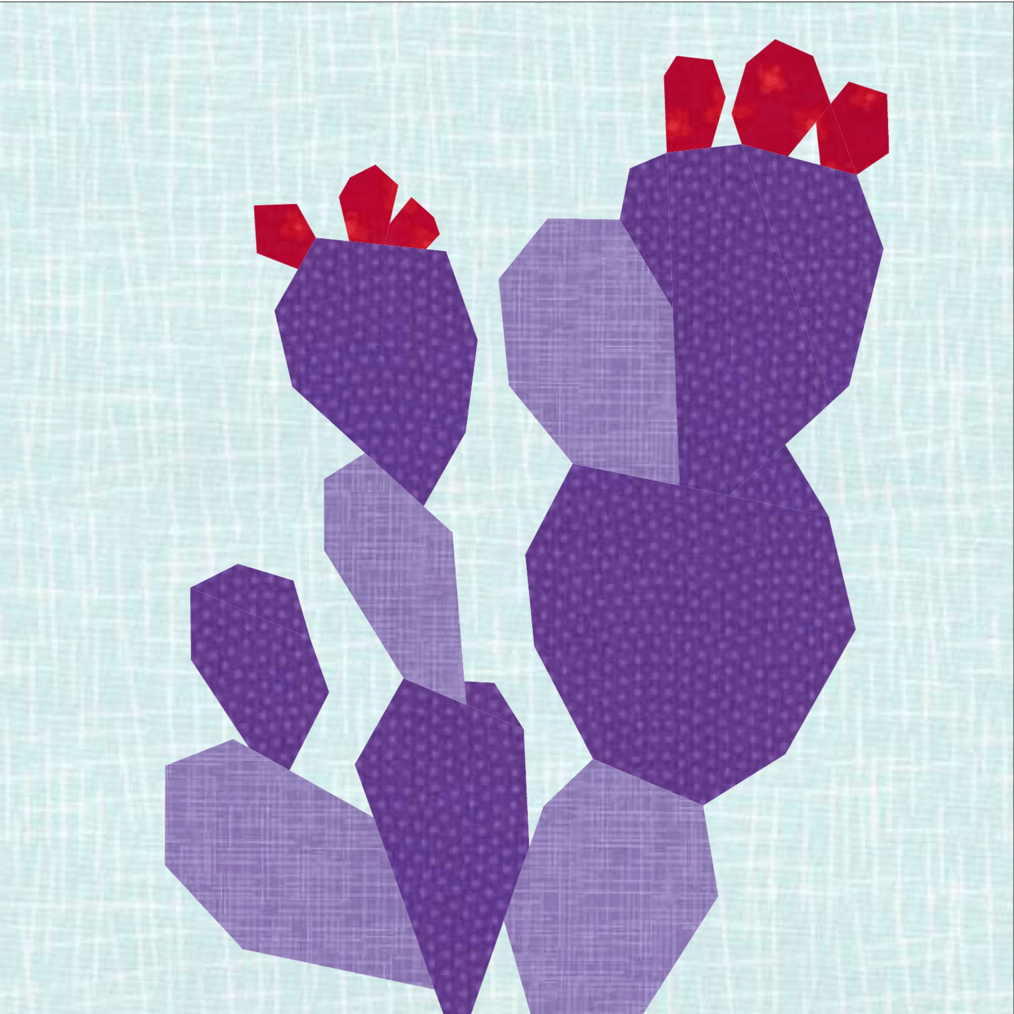 Cactus - Foundation Paper Pieced Digital Pattern - Etsy