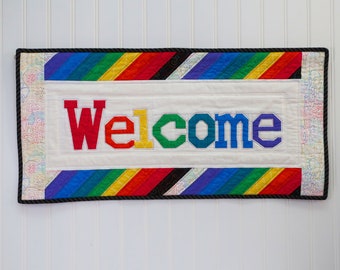 Welcome Quilted Wall Hanging