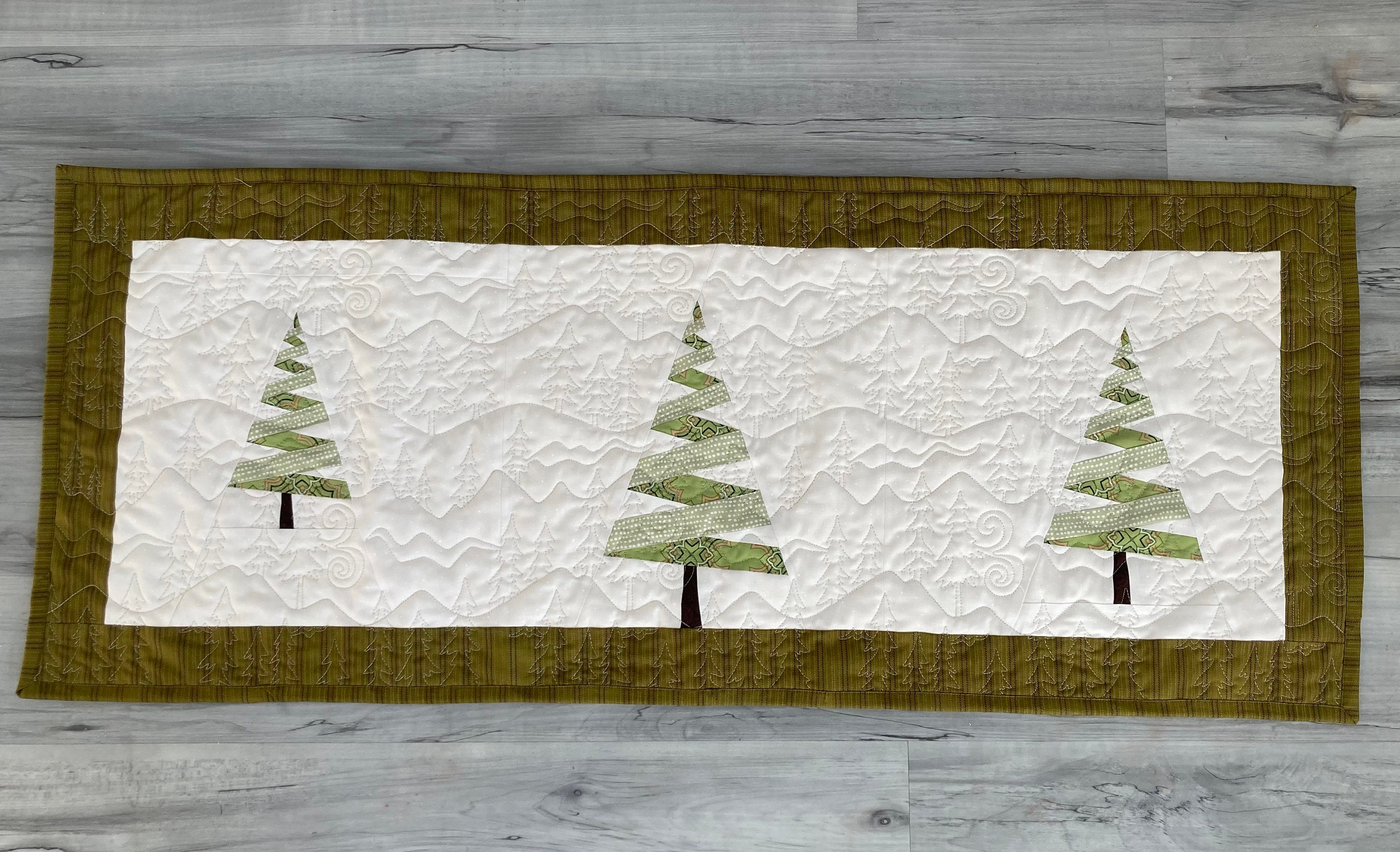Evergreens: Ribbons Quilt Block - Foundation Paper Pieced Digital ...
