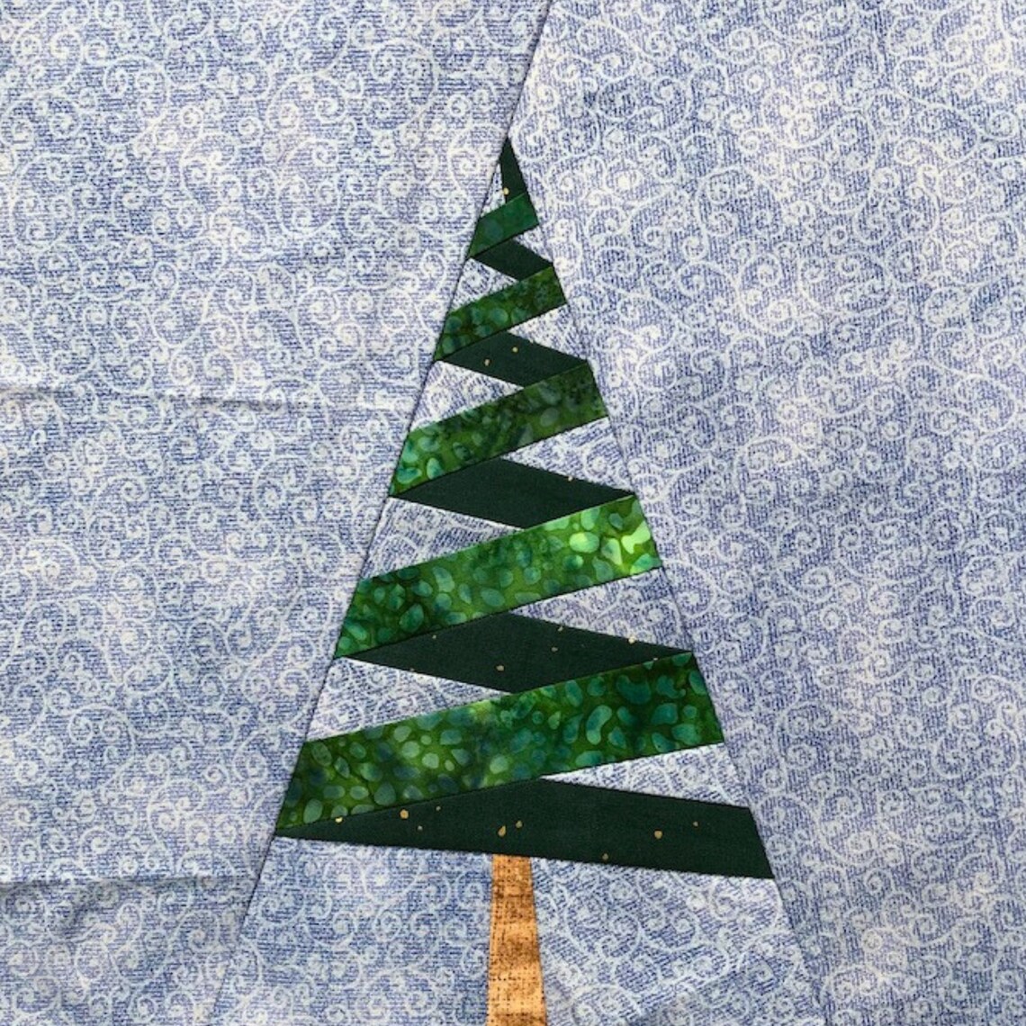 Evergreens: Ribbons Quilt Block - Foundation Paper Pieced Digital ...