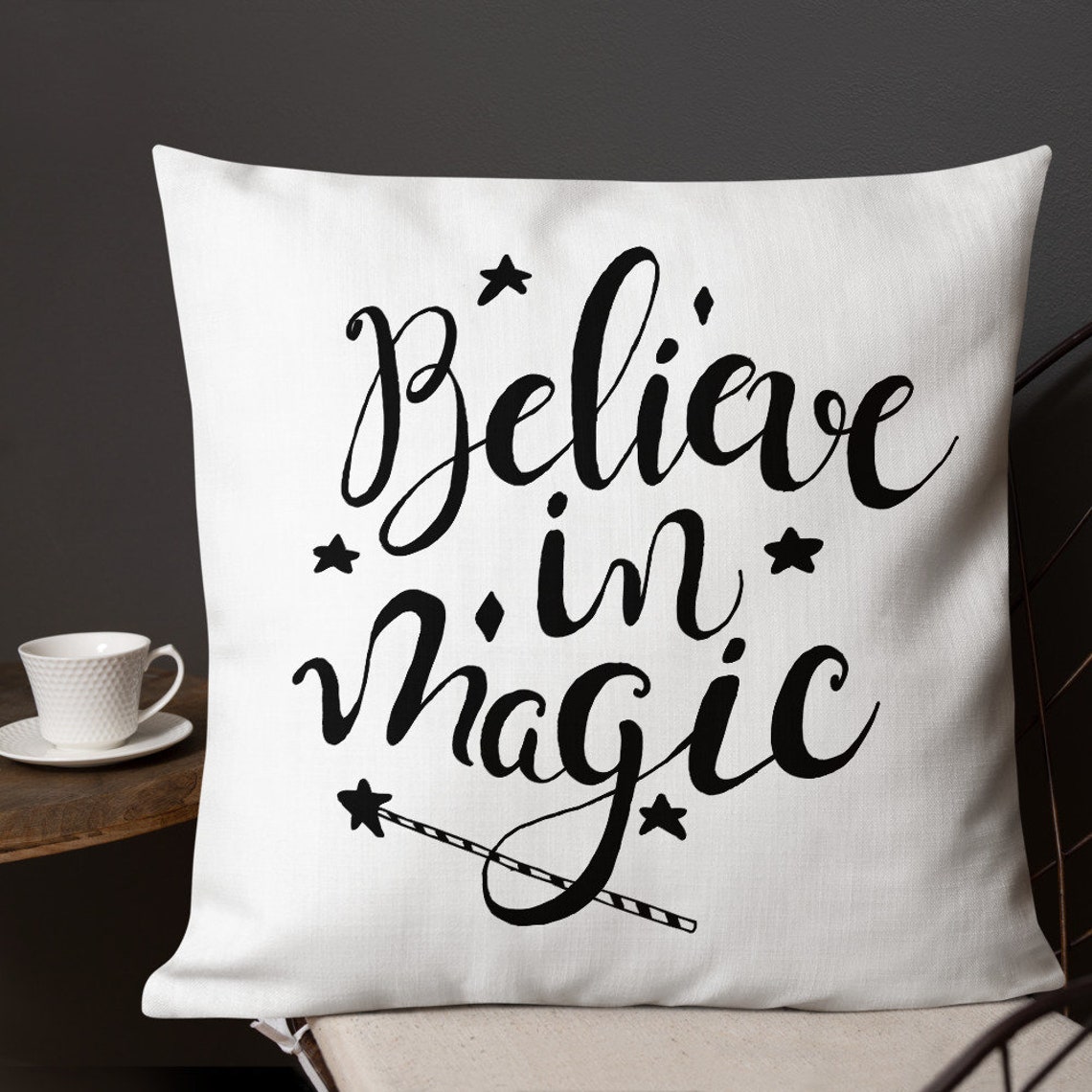 Believe In Magic Premium Pillow Etsy