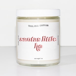 Kerstkaars Little Ho-kaars | Grappige kerstkaars | Vakantiecadeau | Kerstgeurkaars Grappig kerstcadeau Secret Santa Idee Witte olifant