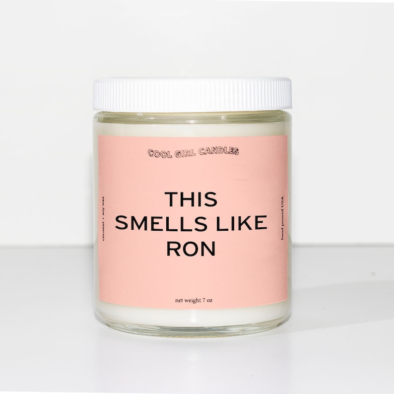 This Smells Like Ron Weasley Candle Pop Culture Gifts Etsy