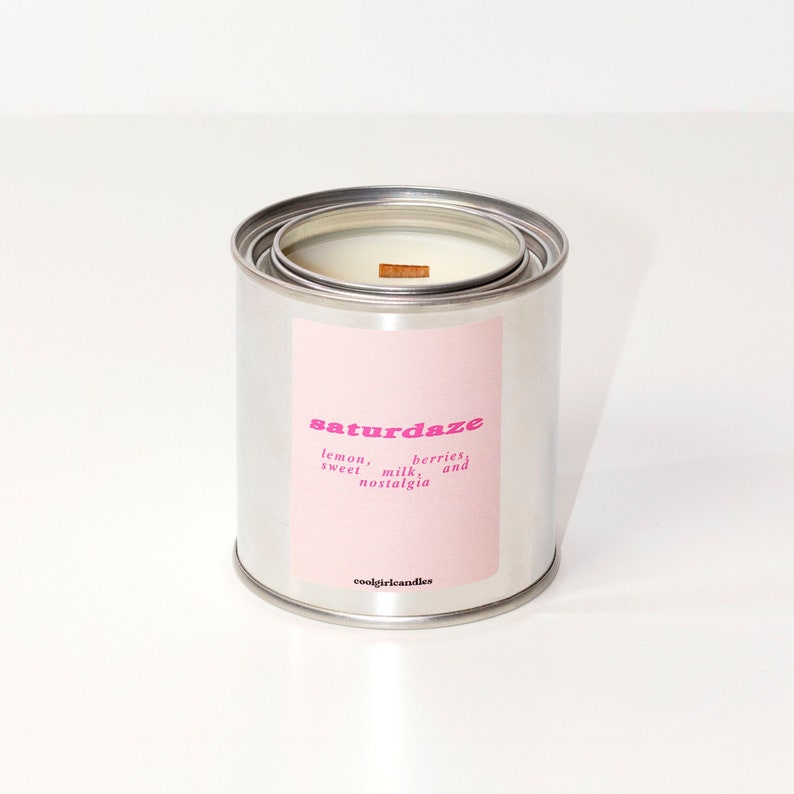 Saturdaze Paint Can Candle Wooden Wick Candle Fruit Loops Etsy