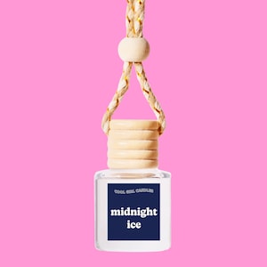 Midnight Ice Hanging Scented Car Freshener Diffuser, Trendy Gift, New Car Accessory For Her, Gift For Her Cute Car Accessories, New Car Gift