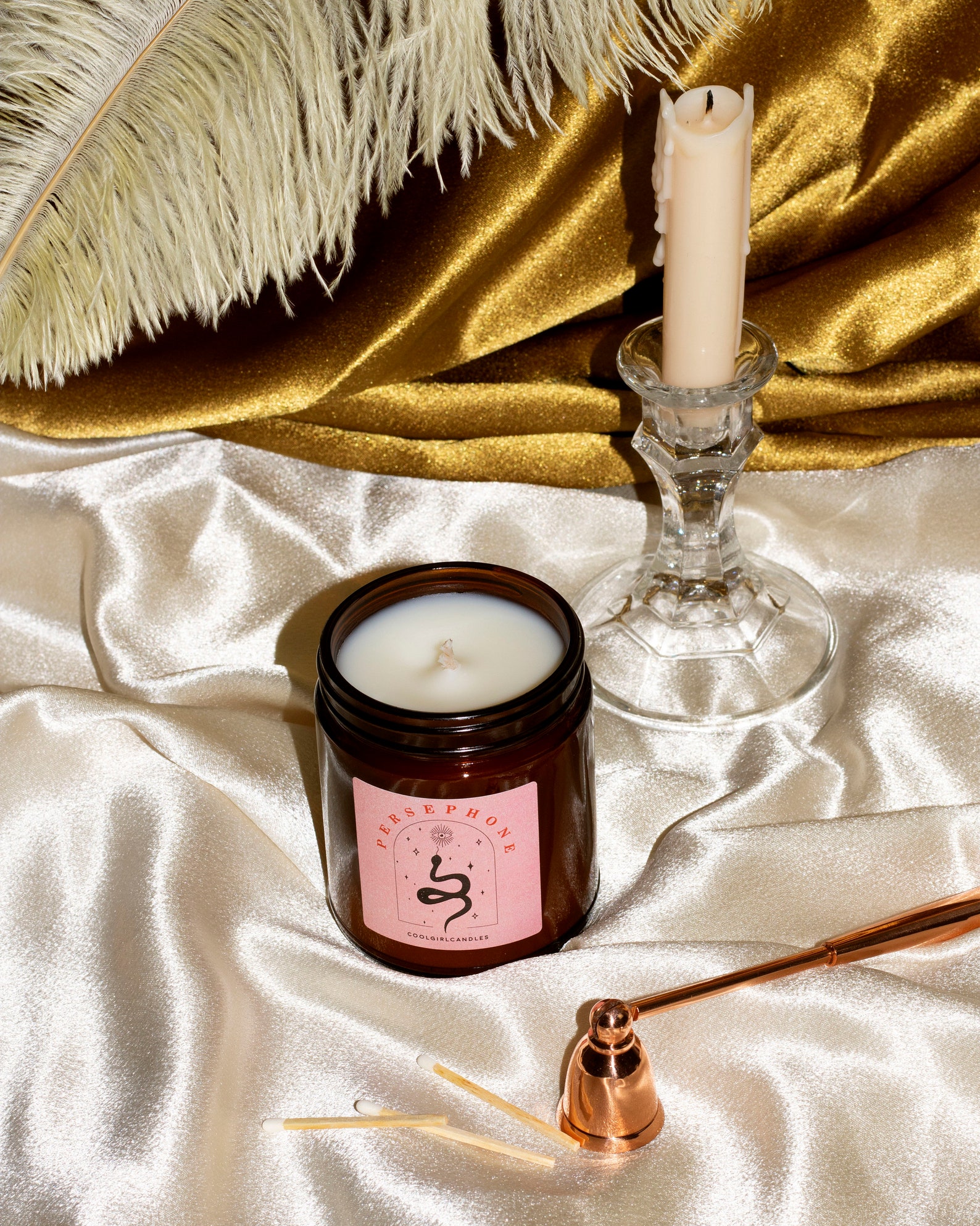 PERSEPHONE CANDLE Fall Candles With Essential Oils Witchy Etsy