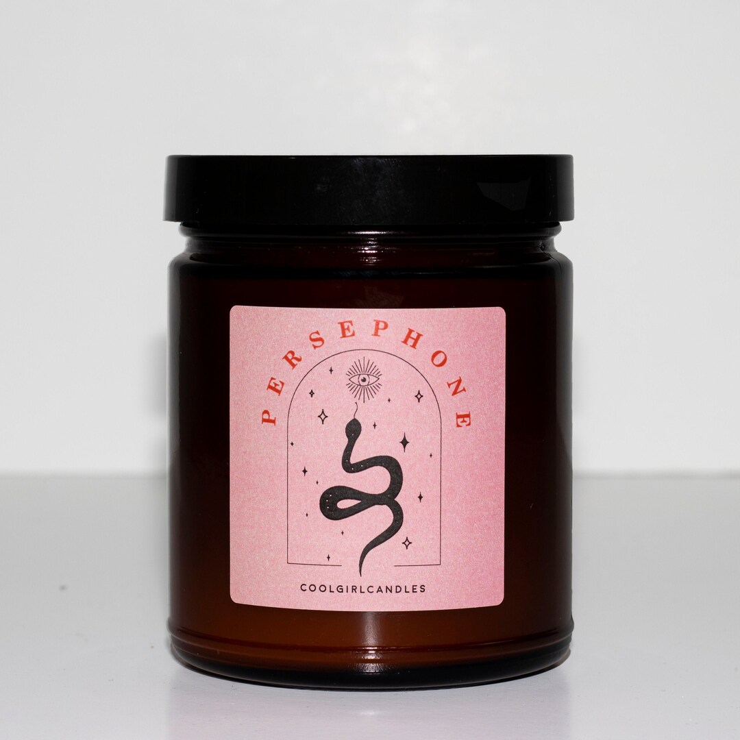 PERSEPHONE CANDLE Fall Candles With Essential Oils Witchy Aesthetic