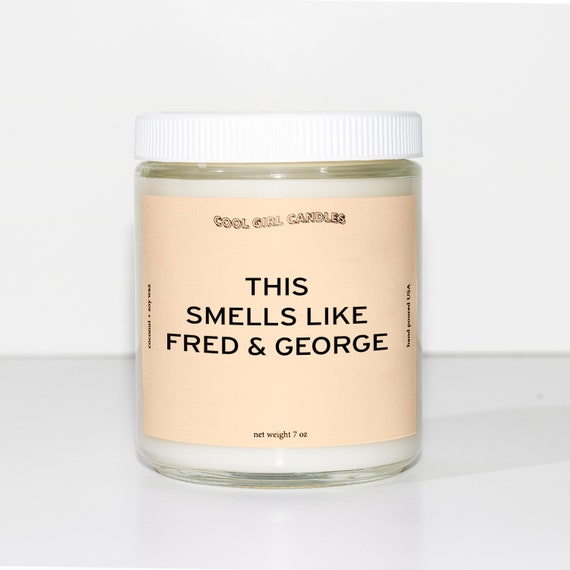 This Smells Like Fred & Weasley Candle Pop Culture Etsy