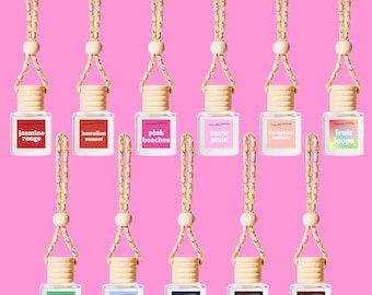 Duftendes Auto Lufterfrischer Aufhängen | Auto Diffuser | Niedliches trendiges Geschenk | Neues Auto-Geschenk für sie | Süßes Auto-Accessoire für Frauen | Auto-Lufterfrischer