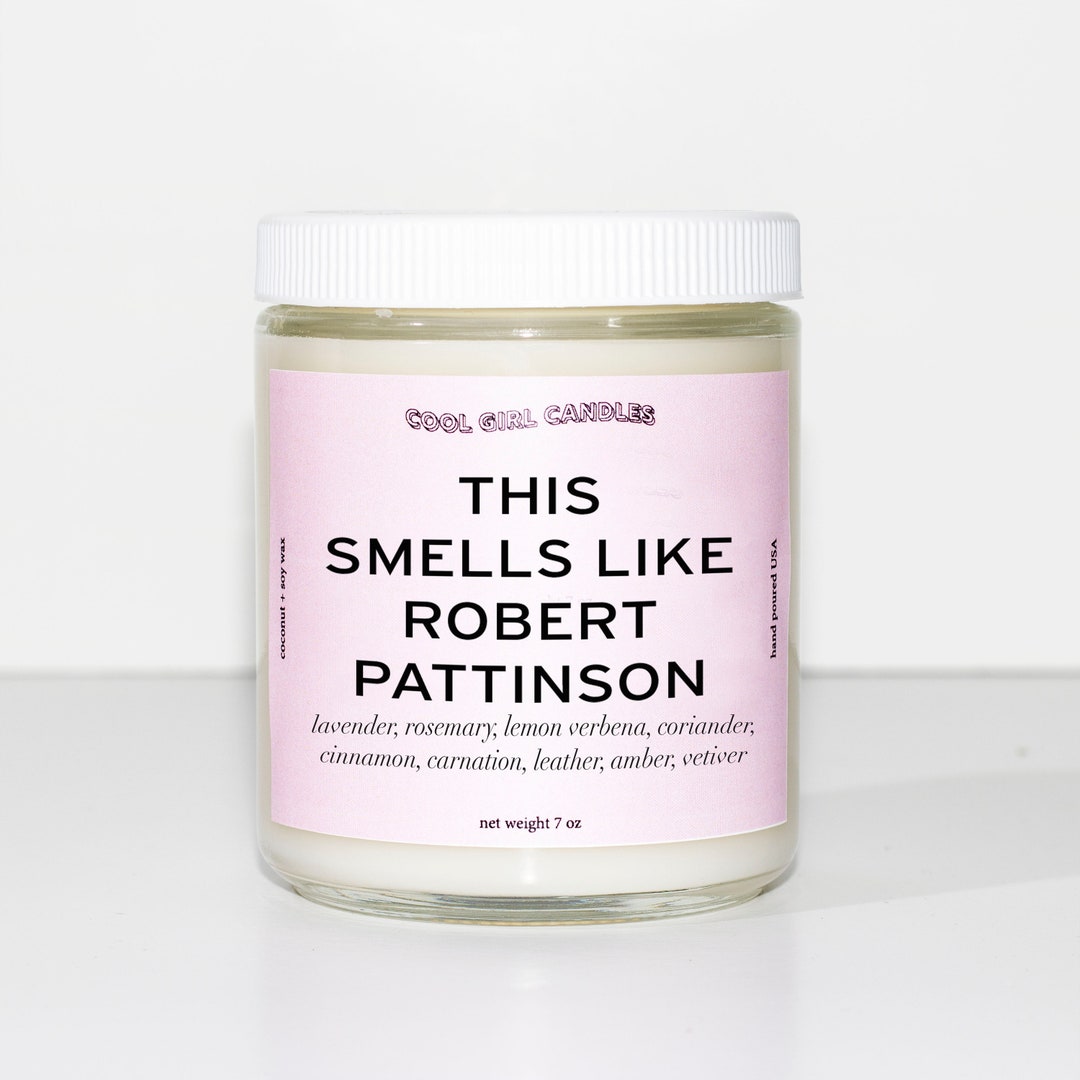This Smells Like Robert Pattinson Candle Pop Culture Gifts Aesthetic Decor Celebrity Candle