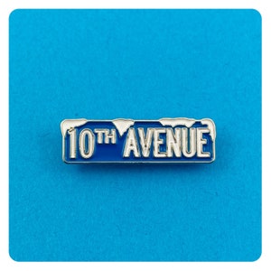 Pin de esmalte de Bruce Springsteen &quot;Freeze Out&quot; de la Décima Avenida