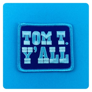 Tom T. Hall Tom T. Y’all Tribute Kentucky Country Music singer songwriter inspired iron on patch