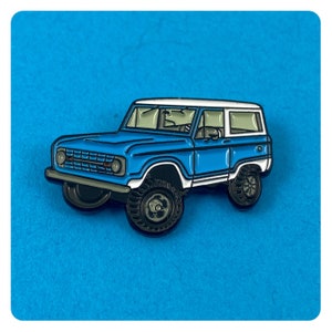 Vintage Bronco Enamel Pin