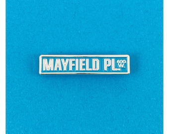The ‘Burbs movie street sign enamel pin