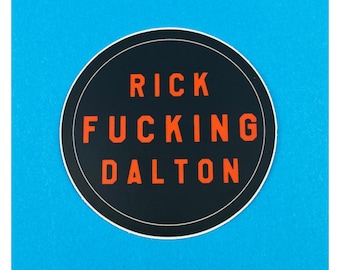 Rick Dalton Once Upon a Time in Hollywood Tarantino Sticker
