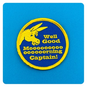 Muleskinner Blues Classic Country Music bluegrass song inspired iron on patch