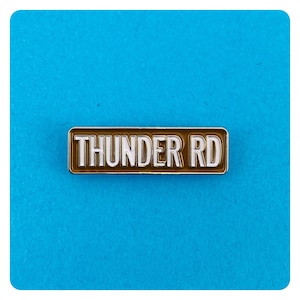 Thunder Road Bruce Springsteen Enamel Pin