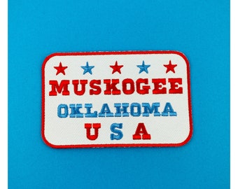 Okie From Muskogee Tribute Country Music album inspired iron on patch