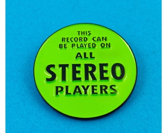 All Stereo Players enamel pin