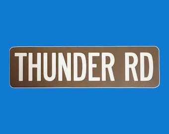 Thunder Road Bruce Springsteen Sticker