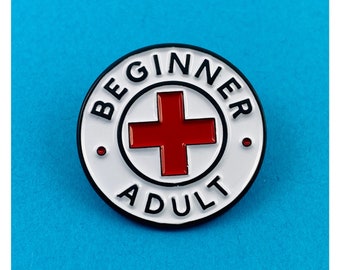 Beginner Adult Merit Badge enamel pin