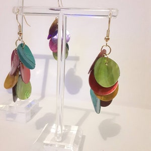 Mussels of the Rainbow Linked Colorful Mussel Shells on 18K - Etsy