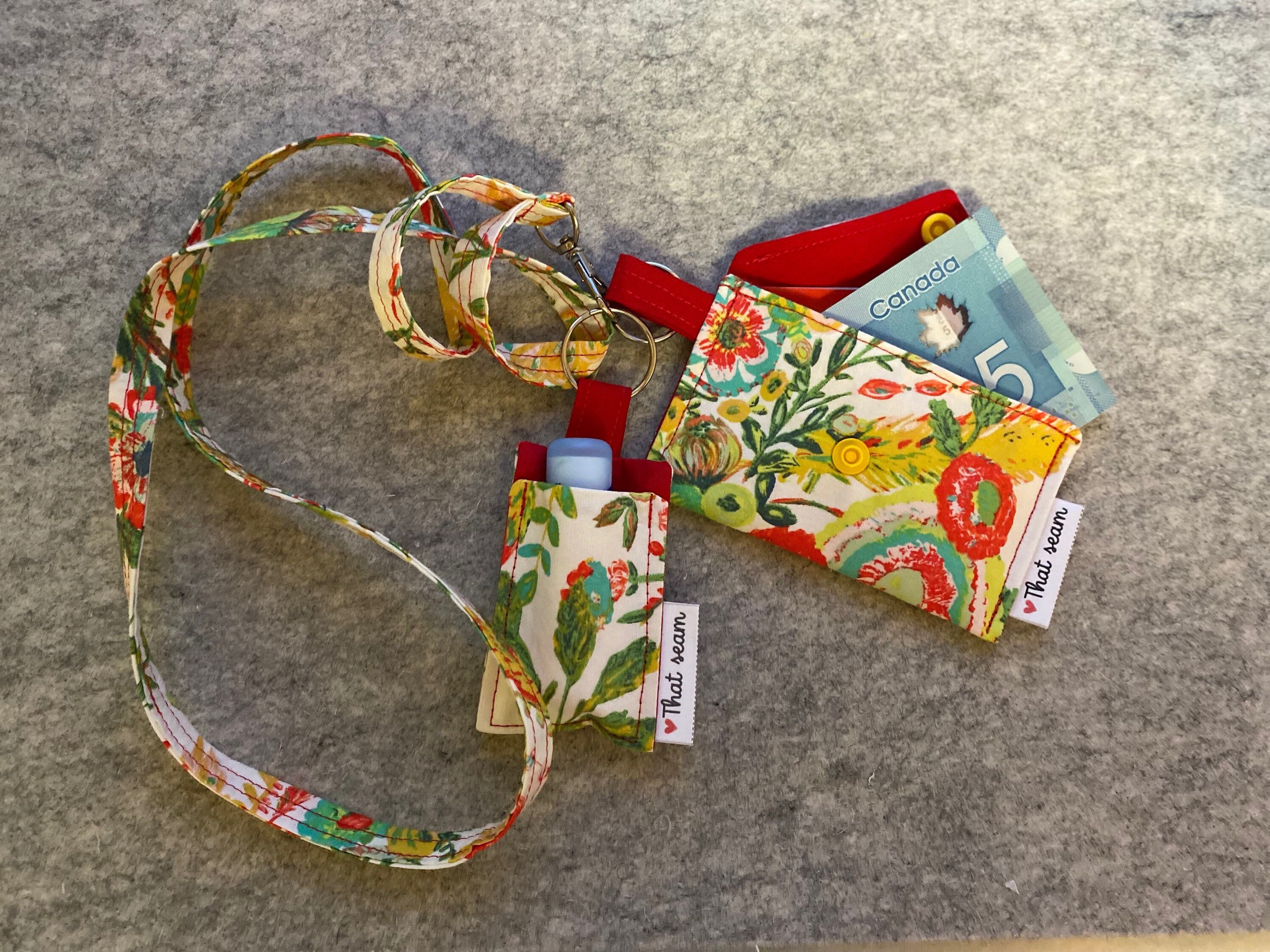 Mini Wallet and Chapstick Holder on Matching Lanyard Etsy