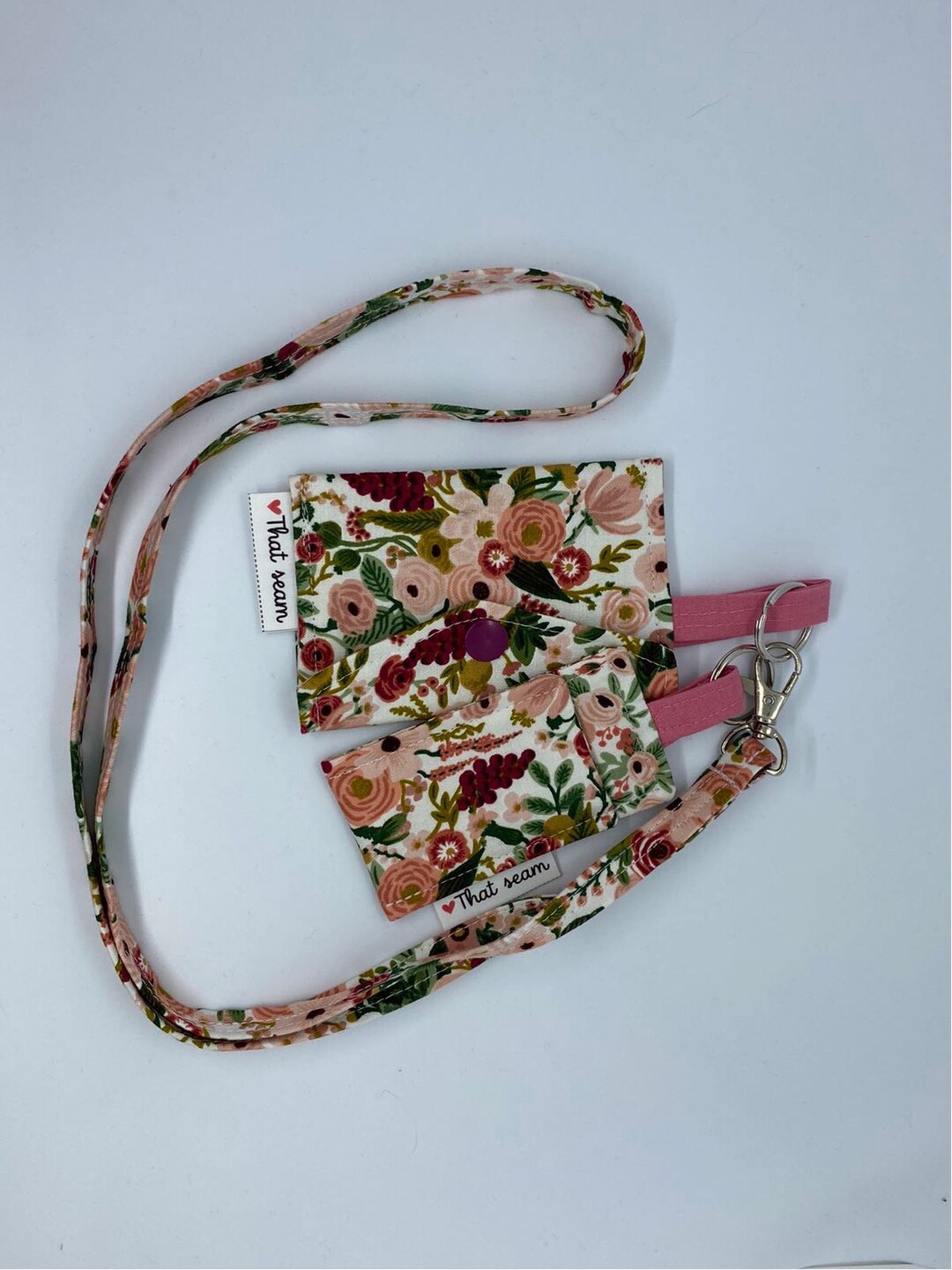 Mini Wallet and Chapstick Holder on Matching Lanyard Set Etsy