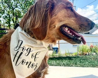 dog of honour bandana