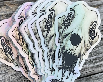 Decay Holographic Sticker